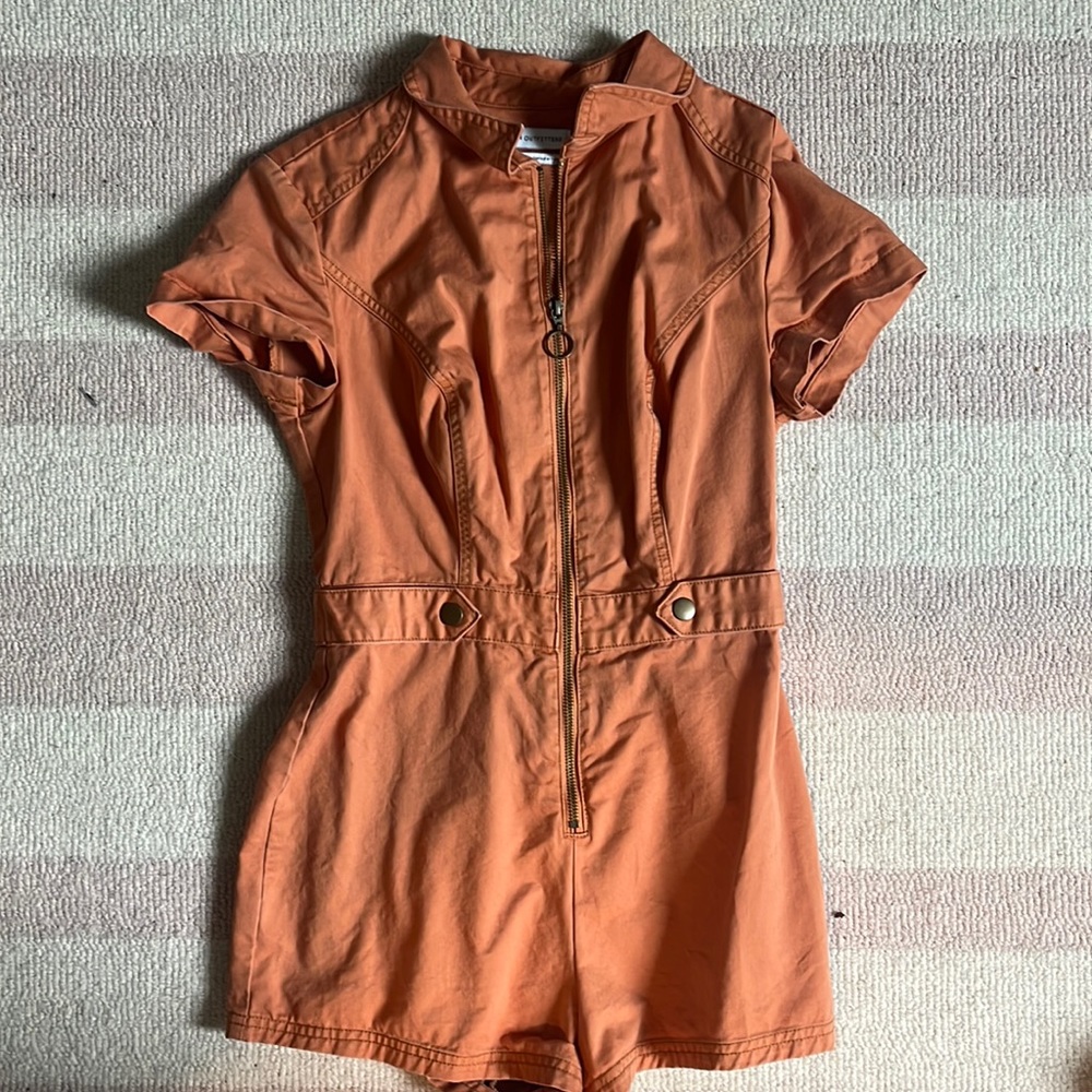 Urban outfitters orange romper